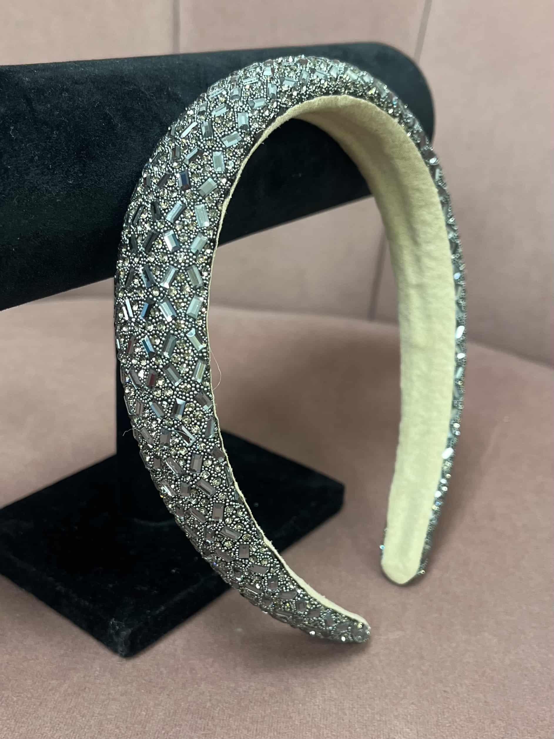 "Ava" Hairband In Charcoal